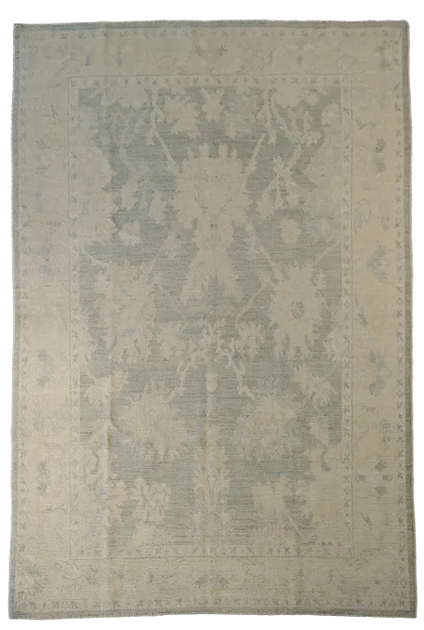 Vegetable Dye Oushak Oriental Area Rug 6x9