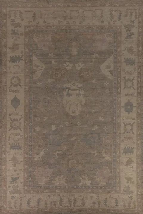 Vegetable Dye Oushak Oriental Large Rug 10x14