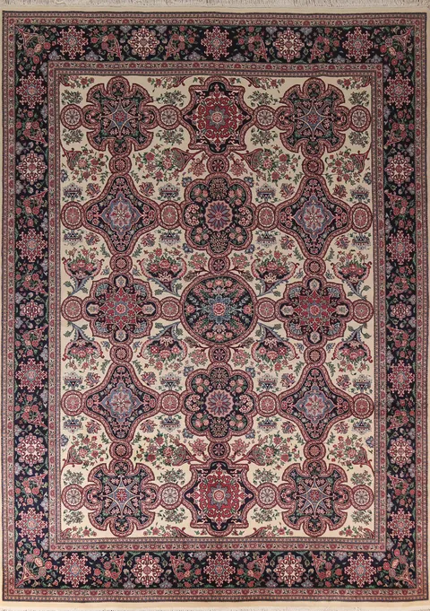 All-Over Aubusson Oriental Area Rug 9x12
