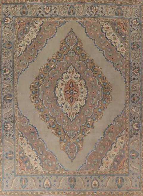 Handmade Wool Tabriz Persian Area Rug 10x13