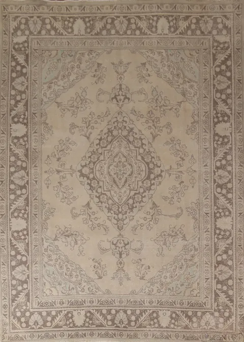 Handmade Wool Tabriz Persian Area Rug 8x11