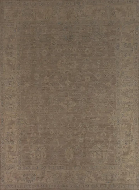 Vegetable Dye Oushak Turkish Area Rug 8x10