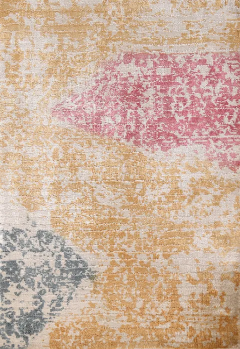Contemporary Abstract Oriental Accent Rug 2x3