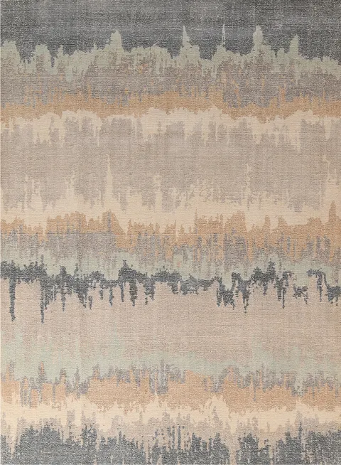 Handmade Abstract Modern Area Rug 5x8