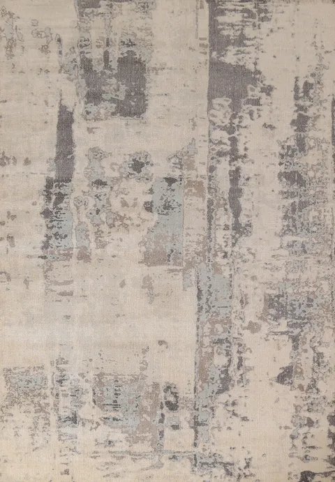 Contemporary Abstract Oriental Area Rug 5x7