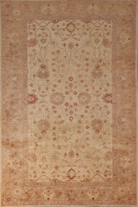 Handmade Wool Peshawar Oriental Area Rug 6x9