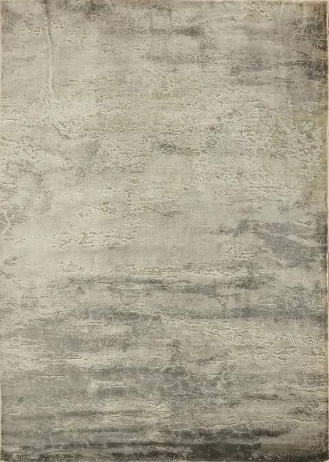 Elegant Gray Textured Area Rug for Minimalist Interiors 5x8