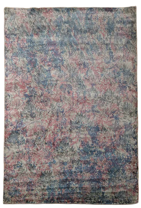 Contemporary Abstract Indian Area Rug 7x10