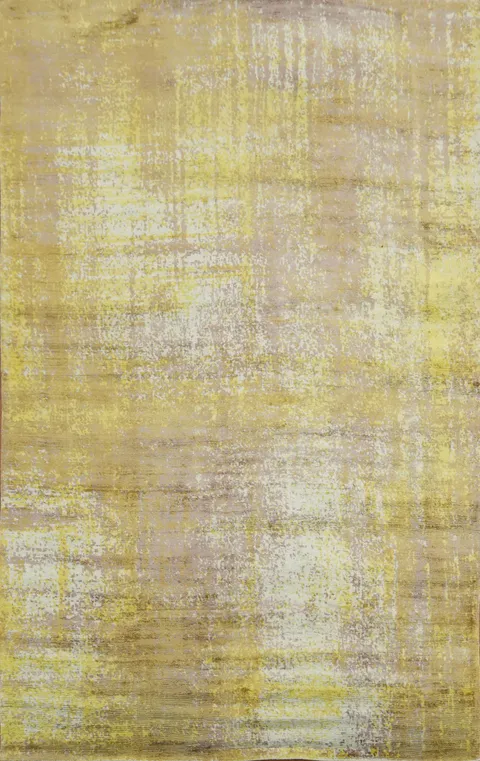 Contemporary Abstract Indian Area Rug 5x8