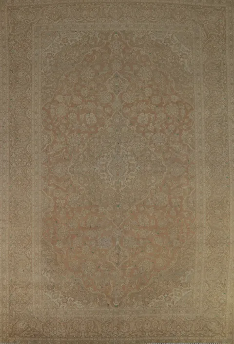 Traditional Floral Mashad Persian Area Rug 8x11