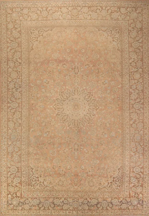 Vintage Wool Floral Najafabad Persian Area Rug 10x13