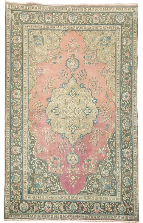 Handmade Wool Tabriz Persian Area Rug 8x11