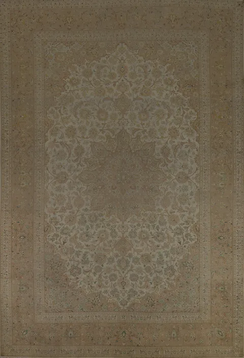 Vintage Floral Najafabad Persian Area Rug 10x13