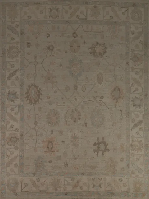 Vegetable Dye Oushak Turkish Area Rug 8x10