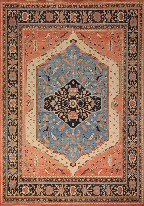 Vegetable Dye Sultanabad Oriental Area Rug 8x10