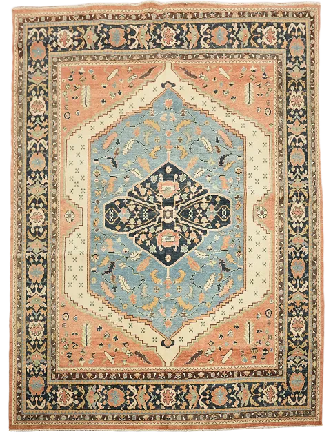 Vegetable Dye Sultanabad Oriental Area Rug 8x10