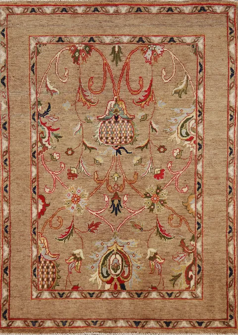 Vegetable Dye Floral Ziegler Oriental Rug 3x5