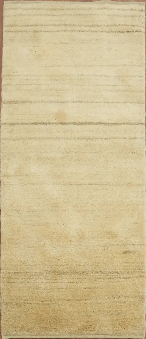 Modern Gabbeh Persian Runner Rug 3x6