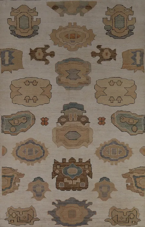 Vegetable Dye Gabbeh Oriental Area Rug 5x8