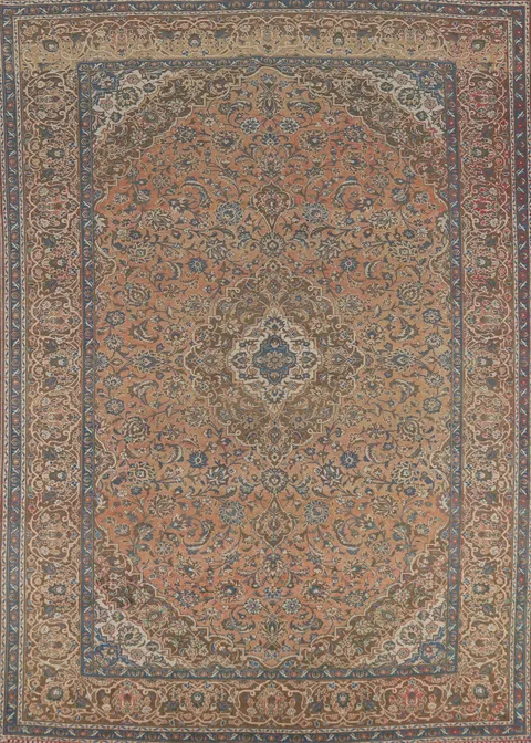Traditional Wool Kashan Persian Area Rug 8x11