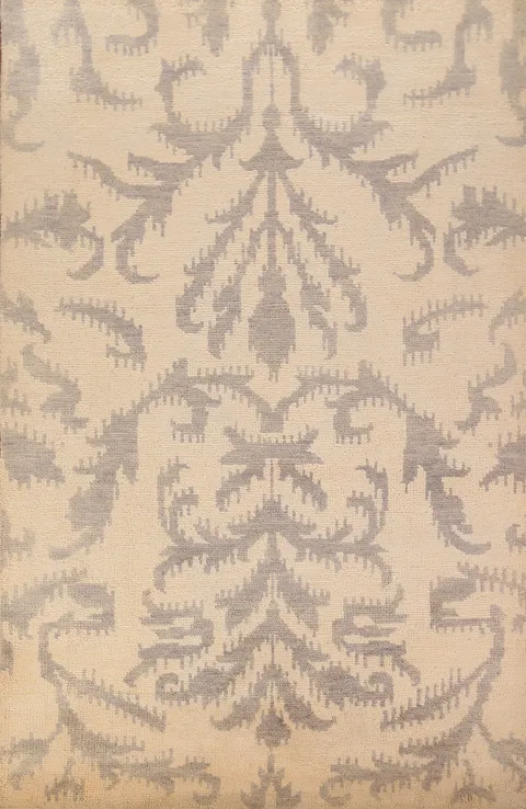 Handmade Wool Moroccan Oriental Area Rug 5x8