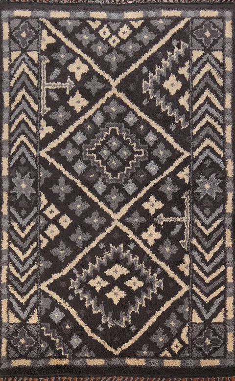 Geometric Moroccan Oriental Area Rug 5x8