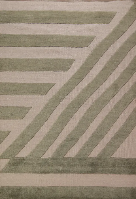 Modern Wool Gabbeh Oriental Area Rug 6x8