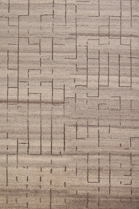 All-Over Moroccan Abstract Oriental Rug 5x7