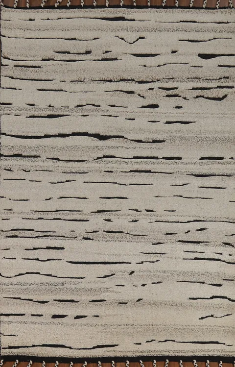 Handmade Moroccan Abstract Area Rug 5x8