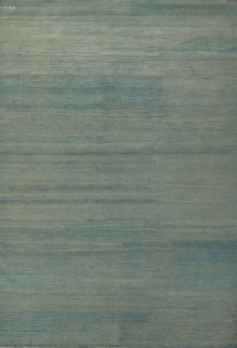 Green & Blue Modern Gabbeh Oriental Area Rug 7x10