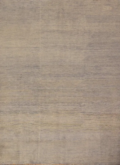 Beige & Gray Modern Gabbeh Oriental Rug 5x7