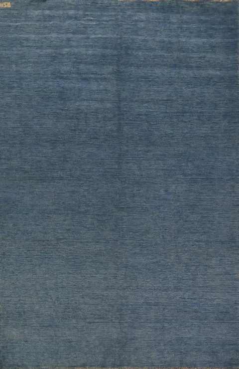 Modern Blue Gabbeh Oriental Area Rug 7x10
