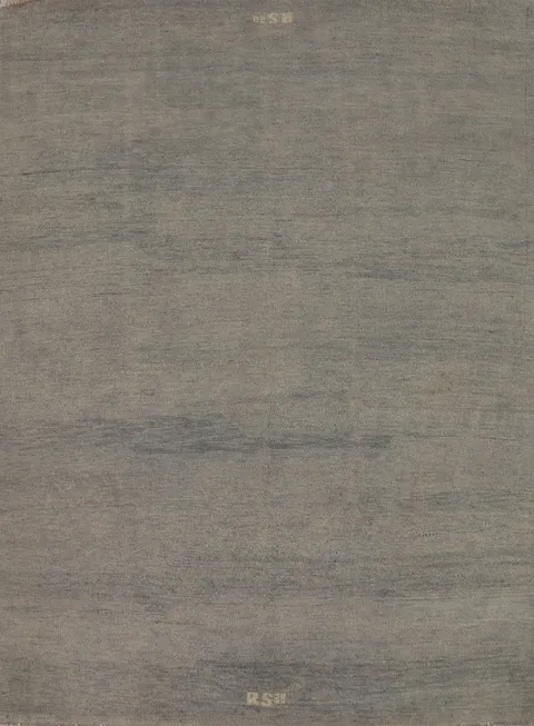 Handmade Gray Wool Modern Gabbeh Oriental Rug 5x7