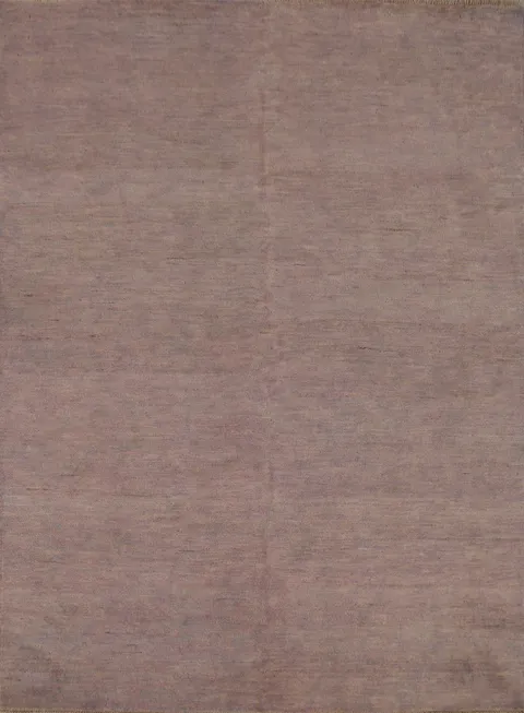 Brown Gray Wool Gabbeh Oriental Rug 5x7
