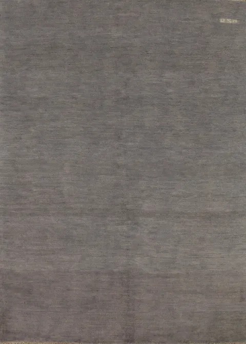 Modern Gray Wool Gabbeh Oriental Rug 5x7