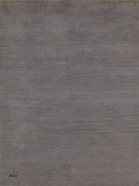 Modern Wool Gray Gabbeh Oriental Rug 5x6