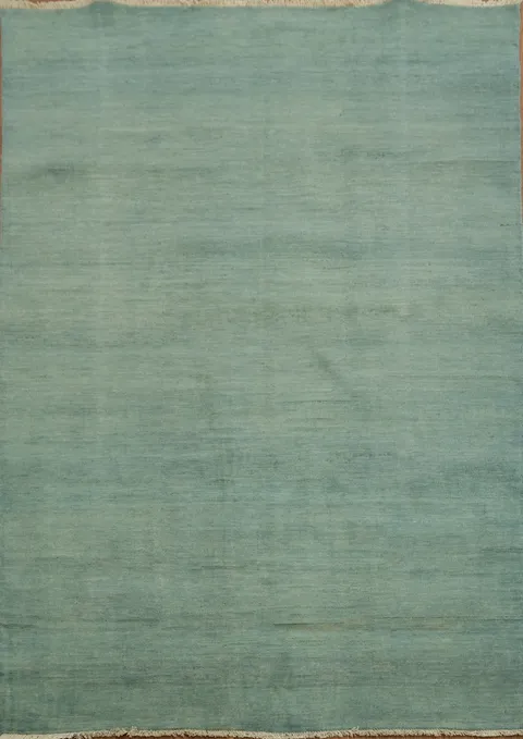 Aqua Blue & Green Modern Gabbeh Oriental Rug 5x7