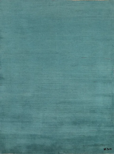 Turquoise Blue Modern Gabbeh Oriental Rug 5x7