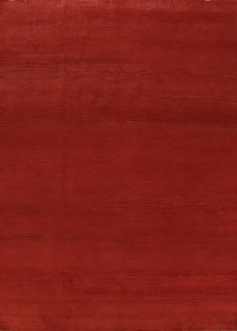 Red Wool Modern Gabbeh Oriental Area Rug 7x9