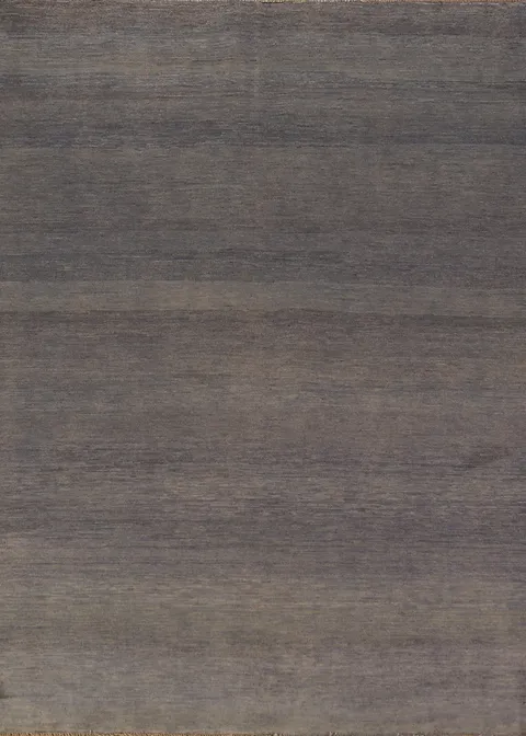 Grays & Blues Wool Gabbeh Modern Area Rug 6x8
