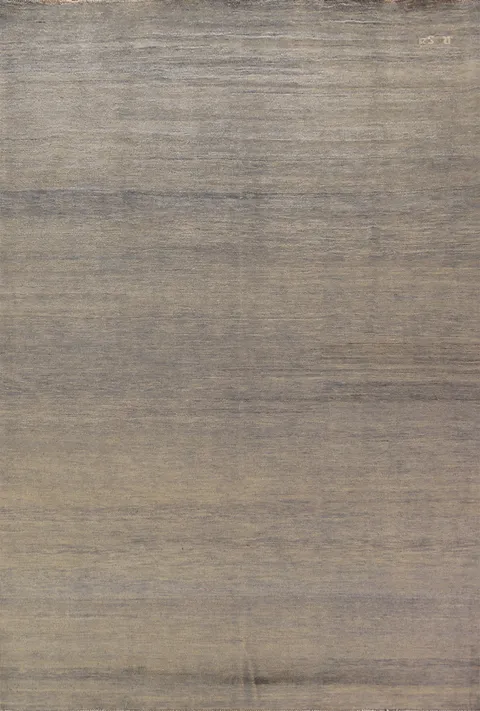 Grays & Beige Modern Gabbeh Wool Area Rug 7x10