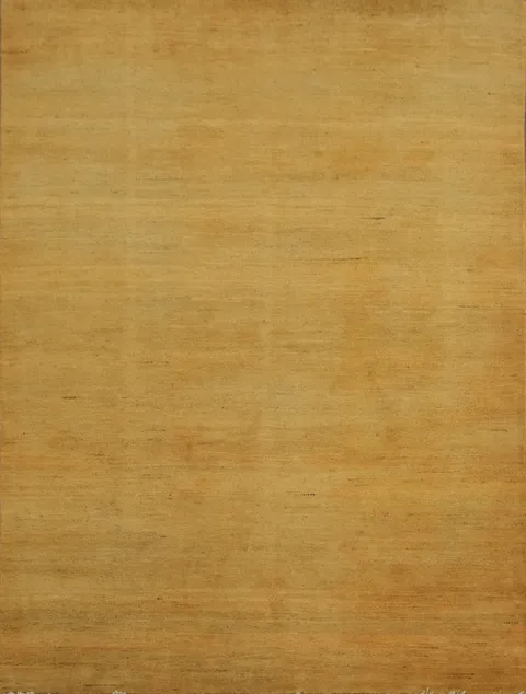 Orange & Yellow Wool Gabbeh Modern Rug 5x7