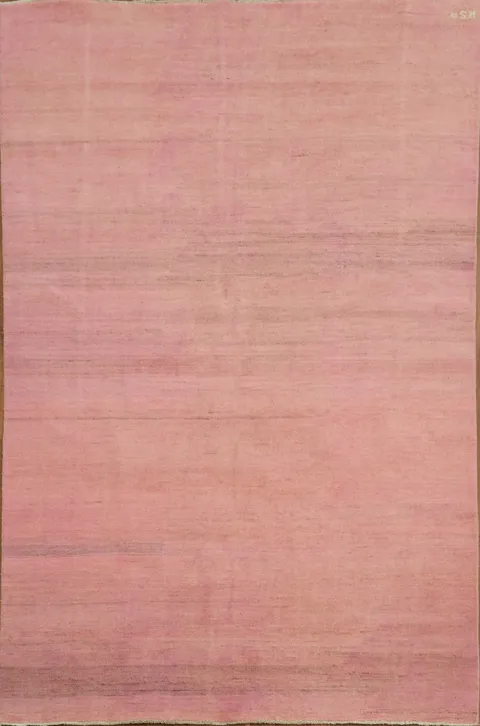 Pink Modern Gabbeh Oriental Area Rug 6x10