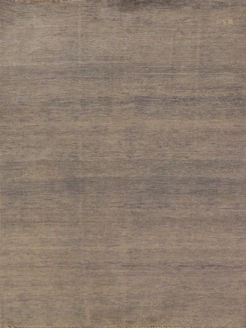 Beige & Gray Modern Wool Gabbeh Oriental Rug 5x6
