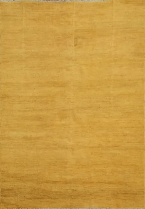 Orange Modern Gabbeh Oriental Area Rug 5x8