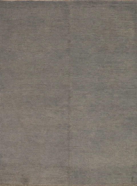 Modern Gray Blue Gabbeh Oriental Rug 5x6