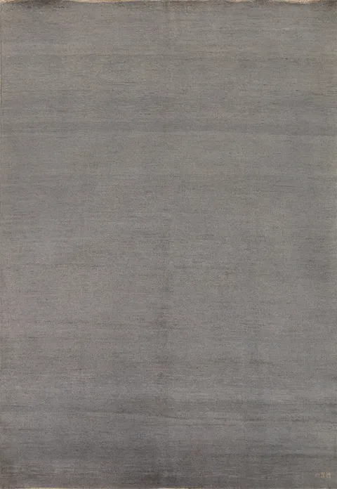 Modern Gray Wool Gabbeh Oriental Area Rug 7x10