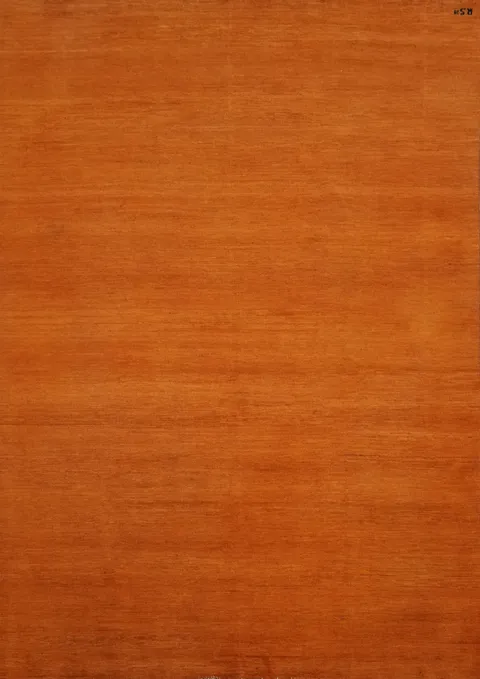 Orange Wool Modern Gabbeh Oriental Area Rug 9x12