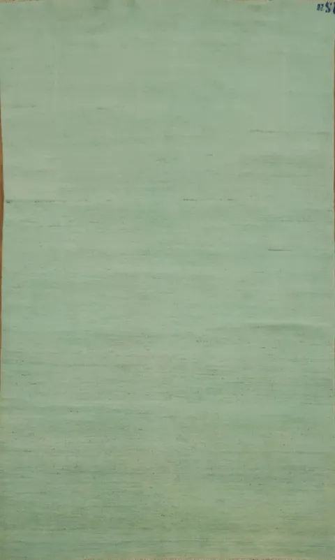 Light Green Modern Wool Gabbeh Oriental Area Rug 6x9