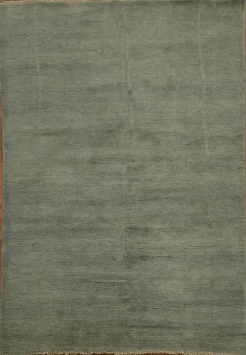 Green Wool Gabbeh Modern Area Rug 7x10